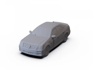 Cadillac STS 2010 PRE-SUPPORTED 3D Model
