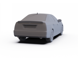 Cadillac STS 2010 PRE-SUPPORTED 3D Модель