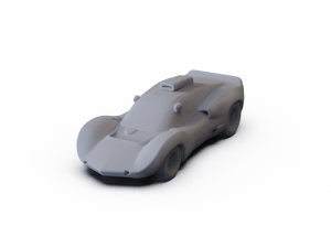 Chaparral 2D Race Car 1966 PRE-SUPPORTED 3D Model