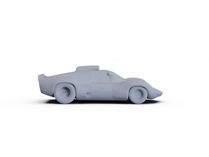 Chaparral 2D Race Car 1966 PRE-SUPPORTED Modèle 3D