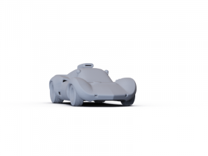 Chaparral 2D Race Car 1966 PRE-SUPPORTED Modèle 3D