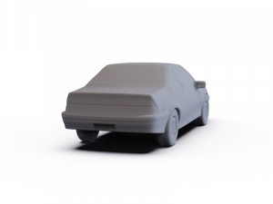 Chevrolet Beretta GT 1988 PRE-SUPPORTED 3D 모델