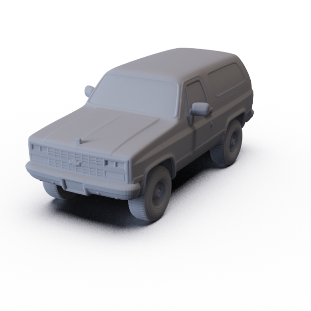 Chevrolet Blazer 1989 PRE-SUPPORTED 3Dモデル .c4d .max .obj .3ds .fbx .stl .blend 