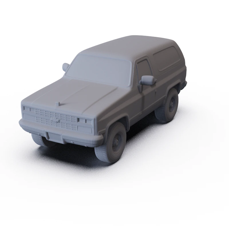 Chevrolet Blazer Chalet 1976 PRE-SUPPORTED 3D Model .c4d .max .obj .3ds .fbx .stl .blend 