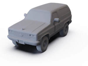 Chevrolet Blazer Chalet 1976 PRE-SUPPORTED 3D Model
