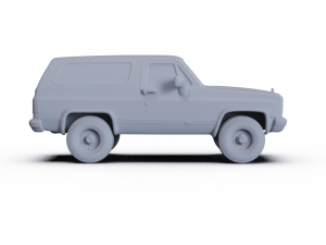 Chevrolet Blazer Chalet 1976 PRE-SUPPORTED 3D Model