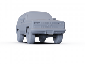 Chevrolet Blazer Chalet 1976 PRE-SUPPORTED 3D Model