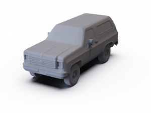 Chevrolet Blazer K5 1976 PRE-SUPPORTED 3D मॉडल