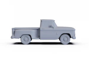 Chevrolet C10 1963 PRE-SUPPORTED 3D Model