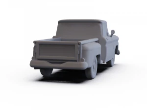Chevrolet C10 1963 PRE-SUPPORTED 3D Model