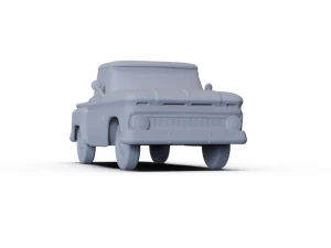 Chevrolet C10 1963 PRE-SUPPORTED 3D Model
