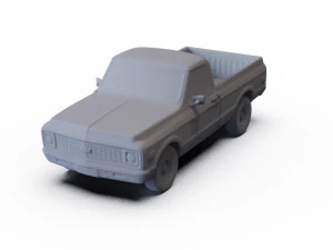 Camioneta Chevrolet C10 Cheyenne 1971 PRESOPORTADA Modelo 3D