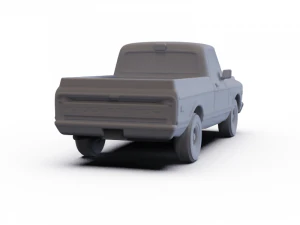 Chevrolet C10 Cheyenne Pickup 1971 PRE-SUPPORTED 3D Model
