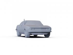 Chevrolet Camaro 1967 PRE-SUPPORTED 3D 모델