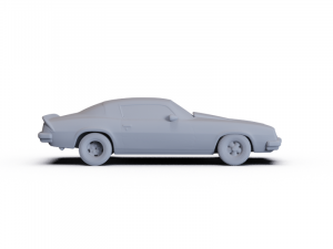 Chevrolet Camaro 1974 PRE-SUPPORTED Modello 3D