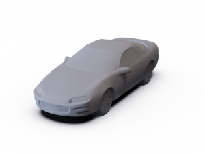 Chevrolet Camaro Coupe 2000 PRE-SUPPORTED Modèle 3D