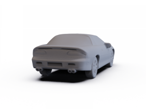 Chevrolet Camaro Coupe 2000 PRE-SUPPORTED Modelo 3D