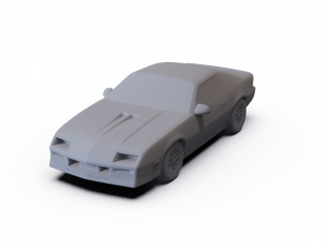 Chevrolet Camaro Z28 Coupe 1982 PRE-SUPPORTED 3D 모델