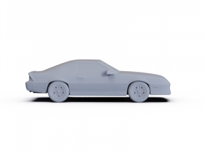 Chevrolet Camaro Z28 Coupe 1982 PRE-SUPPORTED 3D Модель