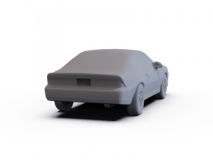 Chevrolet Camaro Z28 Coupe 1982 PRE-SUPPORTED 3D Модель