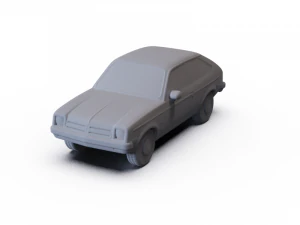 Chevrolet Chevette Coup&eacute; 1976 PRE-SOPORTADO Modelo 3D