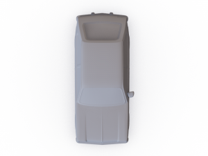 Chevrolet Chevette Coupe 1976 PRE-SUPPORTED 3D Model