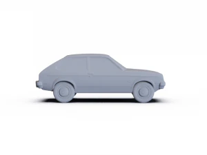 Chevrolet Chevette Coupe 1976 PRE-SUPPORTED 3D Model