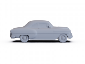 Chevrolet Club Coupe 1953 PRE-SUPPORTED Modello 3D