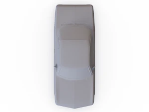 Chevrolet Corvair 1965 PRE-SUPPORTED 3D Model