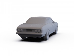Chevrolet Corvair 1965 PRE-SUPPORTED 3D Model