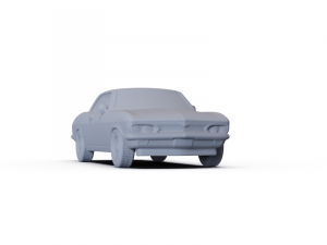 Chevrolet Corvair 1965 PRE-SUPPORTED 3D Model
