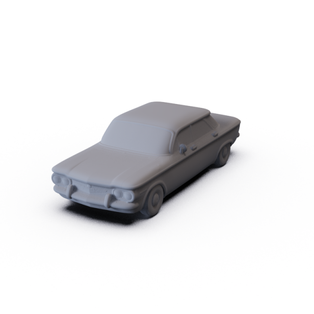 Chevrolet Corvair Sedan 1960 PRE-SUPPORTED 3D 모델 .c4d .max .obj .3ds .fbx .stl .blend 