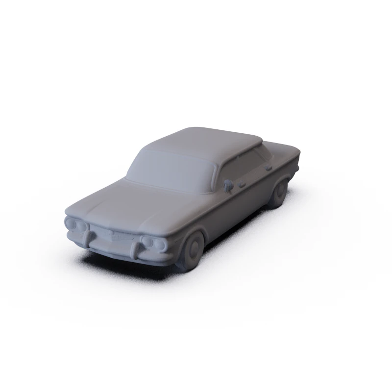 Chevrolet Corvair Sedan 1960 PRE-SUPPORTED 3D Model .c4d .max .obj .3ds .fbx .stl .blend 