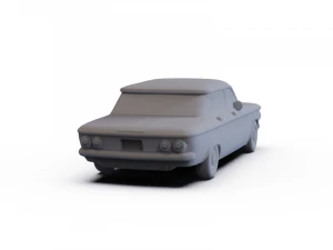 Chevrolet Corvair Sedan 1960 PRE-SUPPORTED 3D Model