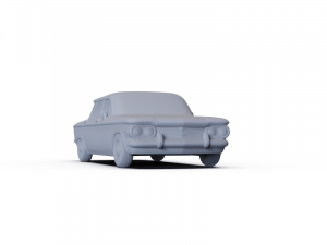 Chevrolet Corvair Sedan 1960 PRE-SUPPORTED 3D 모델