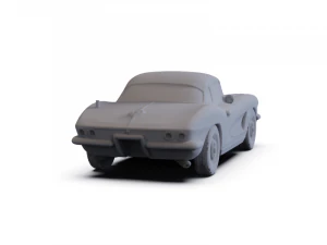 Chevrolet Corvette 1962 PRE-SUPPORTED 3D Model