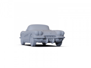 Chevrolet Corvette 1962 PRE-SUPPORTED 3D Model