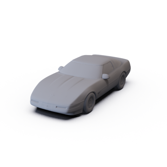 Chevrolet Corvette Coupe 1996 PRE-SUPPORTED 3D मॉडल .c4d .max .obj .3ds .fbx .stl .blend 