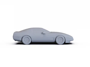 Chevrolet Corvette Coupe 1996 PRE-SUPPORTED 3D Model