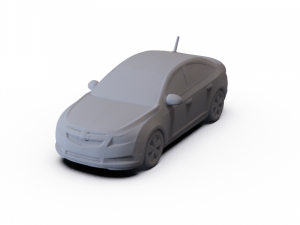 Chevrolet Cruze 2011 PRE-SUPPORTED 3D मॉडल