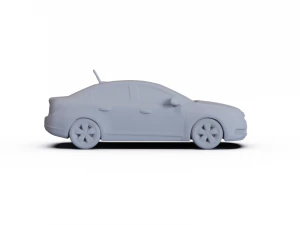 Chevrolet Cruze 2011 PRE-SUPPORTED 3D Model