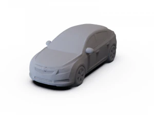 Chevrolet Cruze Hatchback 2012 PRE-SUPPORTATA Modello 3D