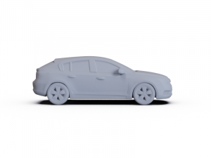 Chevrolet Cruze Hatchback 2012 PRE-SUPPORTED 3D Model