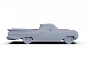 Chevrolet El Camino 1959 PRE-SUPPORTED 3D Model