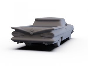 Chevrolet El Camino 1959 PRE-SUPPORTED Modèle 3D