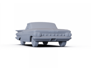 Chevrolet El Camino 1959 PRE-SUPPORTED Modèle 3D