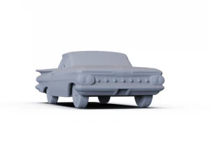 Chevrolet El Camino 1959 PRE-SUPPORTED 3D Model