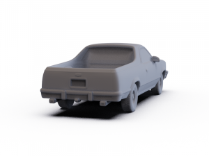 Chevrolet El Camino 1982 PRE-SUPPORTED 3D Model