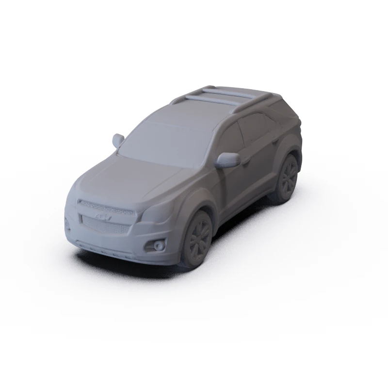 Chevrolet Equinox 2010 PRE-SUPPORTED 3D Model .c4d .max .obj .3ds .fbx .stl .blend 
