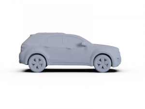 Chevrolet Equinox 2010 PRE-SUPPORTED 3Dモデル